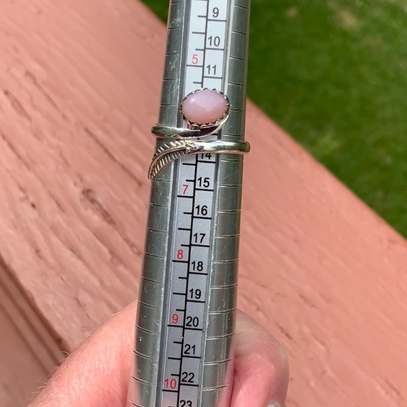 BOUTIQUE ROSE QUARTZ 925 STERLING SILVER RING, 6 - Picture 10 of 11